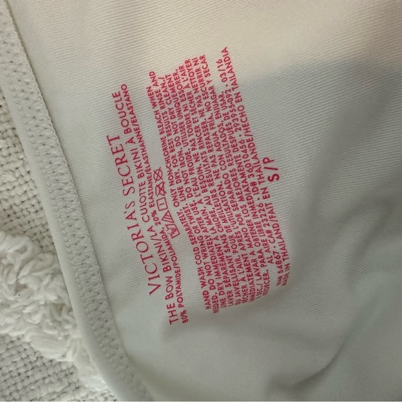 Victoria’s Secret White Side Tie Bikini Bottoms New! Small - Picture 4 of 4